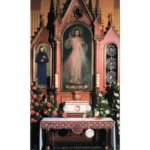 Reliquienkärtchen mit Altar heilige Schwester Faustina