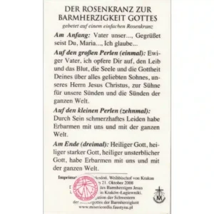 Reliquienkärtchen mit Altar heilige Schwester Faustina