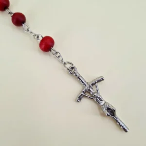 Rosenkranz mit Rosenduft in Rot