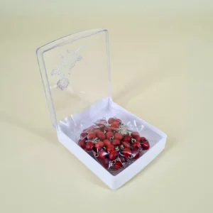 Rosenkranz mit Rosenduft in Rot