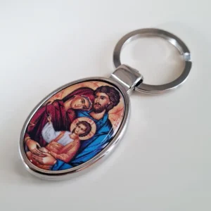 Heilige Familie | Schwarze Madonna | Schlüsselanhänger