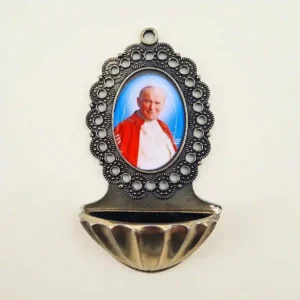 Weihwasserbecken heiliger Johannes Paul II 9 cm