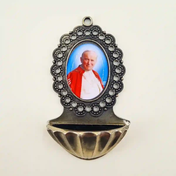 Weihwasserbecken heiliger Johannes Paul II 9 cm Weihwasserbecken heiliger Johannes Paul II 9 cm